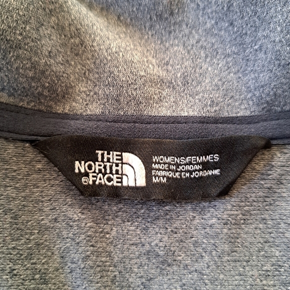 The North Face Quarter Zip Pullover Women's Medium Grey Mock Neck - Picture 9 of 10